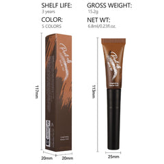 FeiCuiYun before and after brows comparison illustrating fuller look