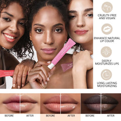 FeiCuiYun open tube detail highlighting product tip and easy application benefit