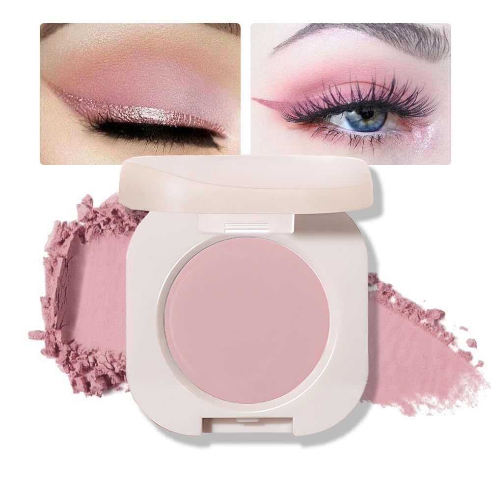 FeiCuiYun palette front view showing nude pink mattes and multichrome shimmer benefits natural definition