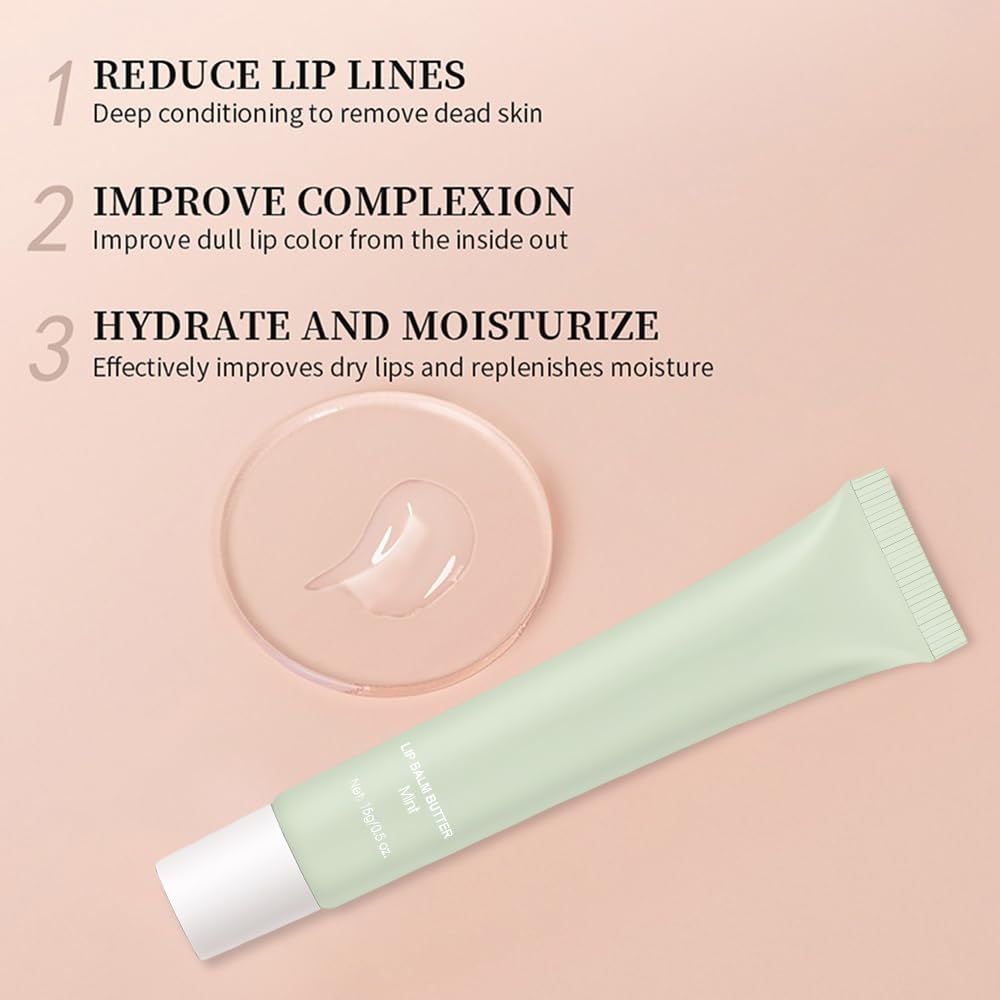FeiCuiYun lip butter held in hand showing compact travel size