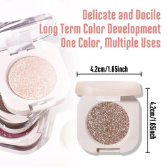 FeiCuiYun palette held in hand showing compact size for travel