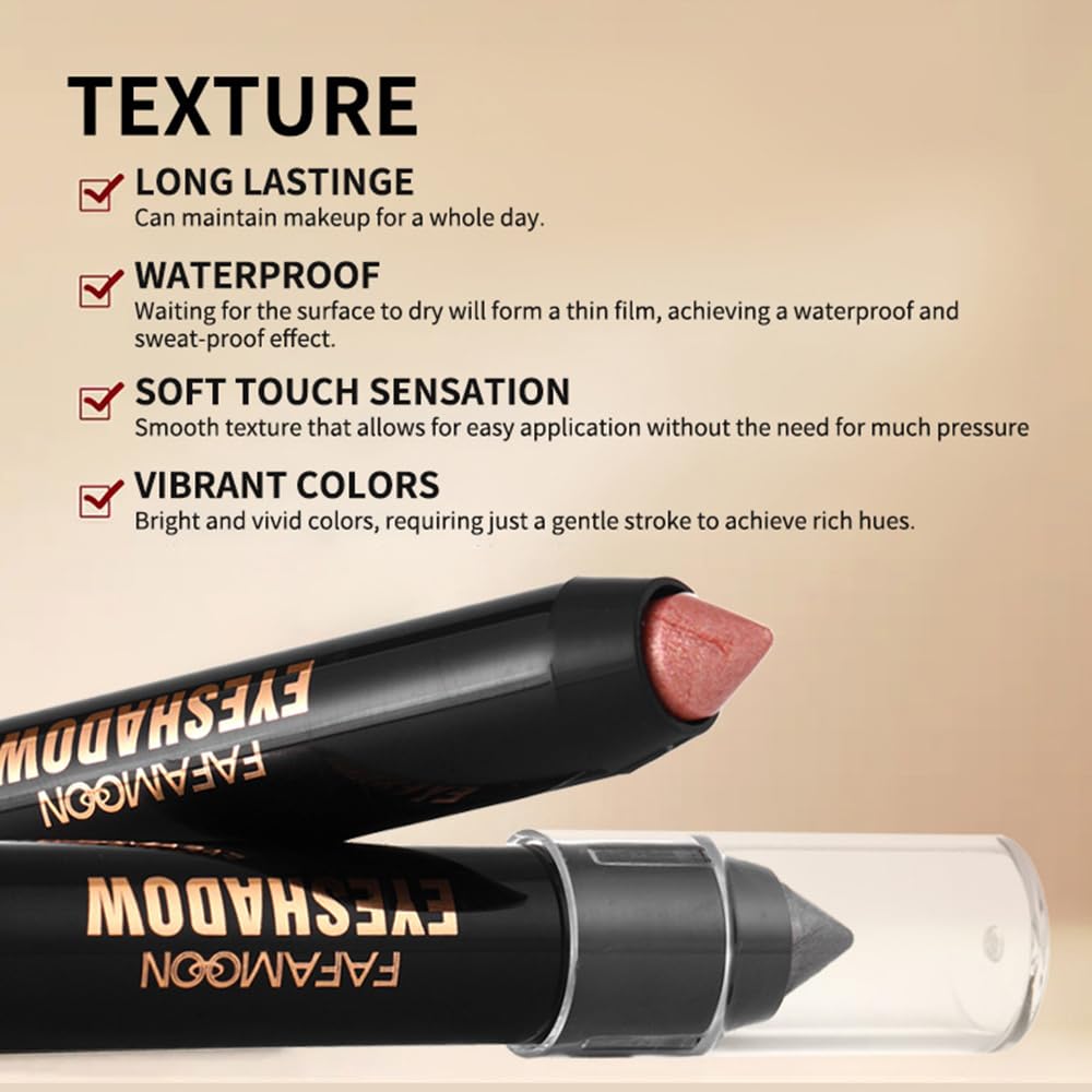 FeiCuiYun texture swatch on skin showing smooth shimmer payoff and blendability