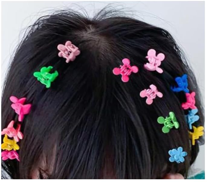 Feilguee clips used in hair demonstrating playful accents and reliable grip