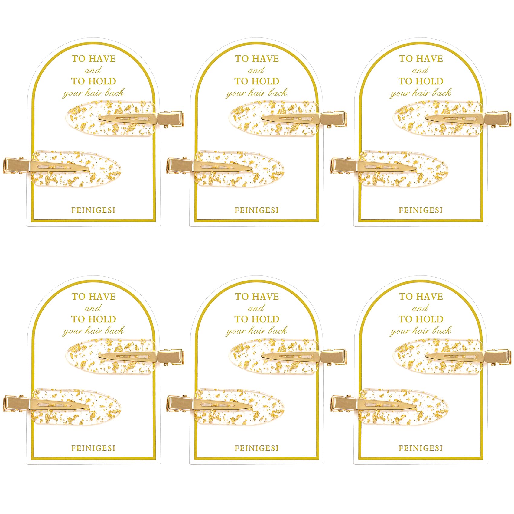 FEINIGESI front packaging showing glitter clips and gift-ready cards benefit clear presentation