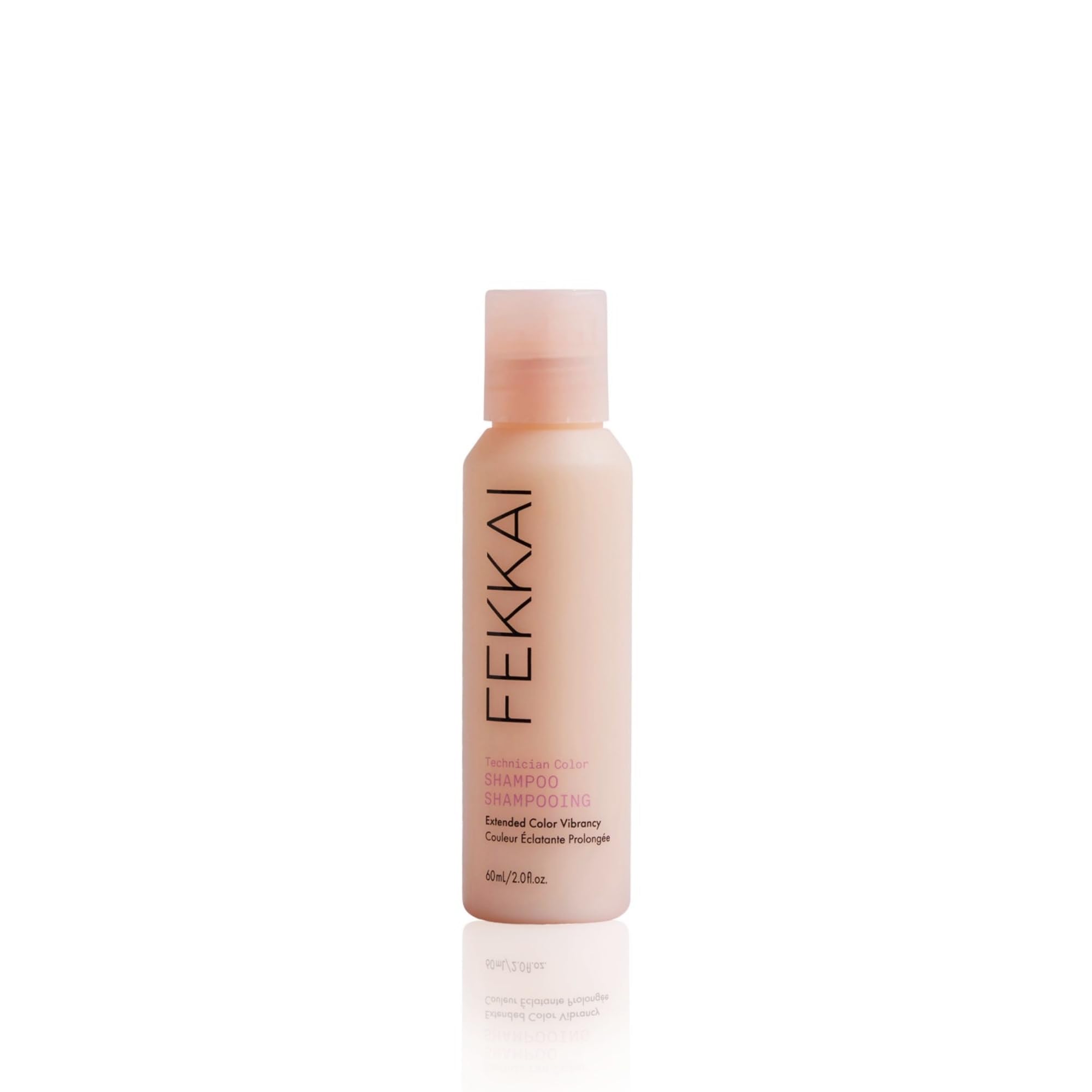 FEKKAI front bottle view showing color-protect shampoo and travel size benefit
