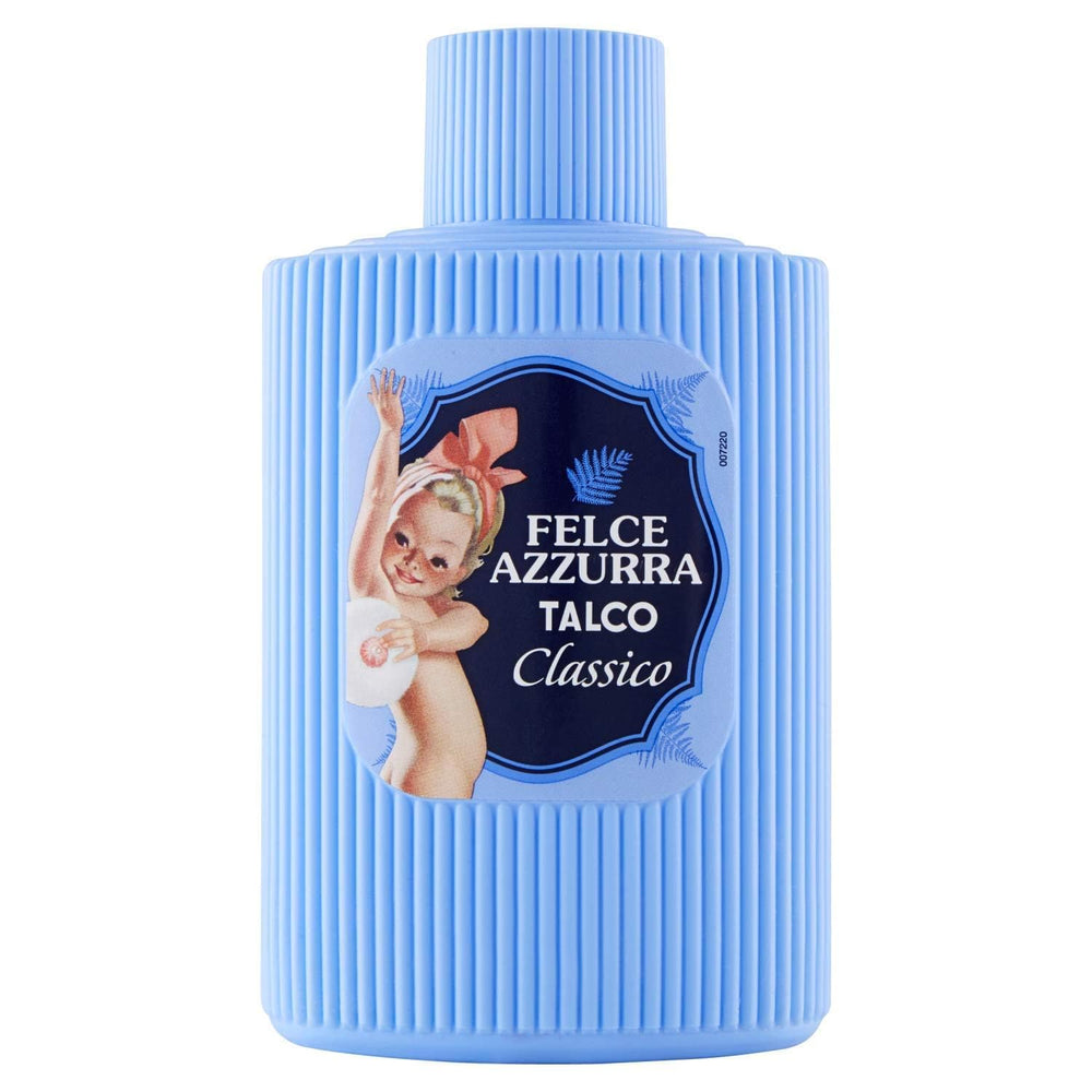 Felce Azzurra front bottle showing classic design and easy use benefit