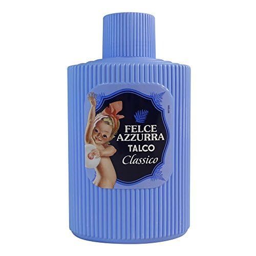 Felce Azzurra powder texture closeup highlighting fine, absorbent finish