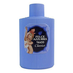 Felce Azzurra powder texture closeup highlighting fine, absorbent finish