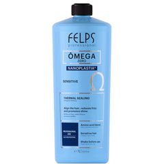 Felps Professional bottle front view showing packaging and product benefit of salon smoothing