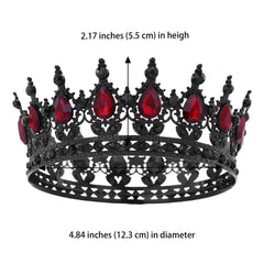 Feltent tiara close-up crystals highlighting sparkle and refined craftsmanship