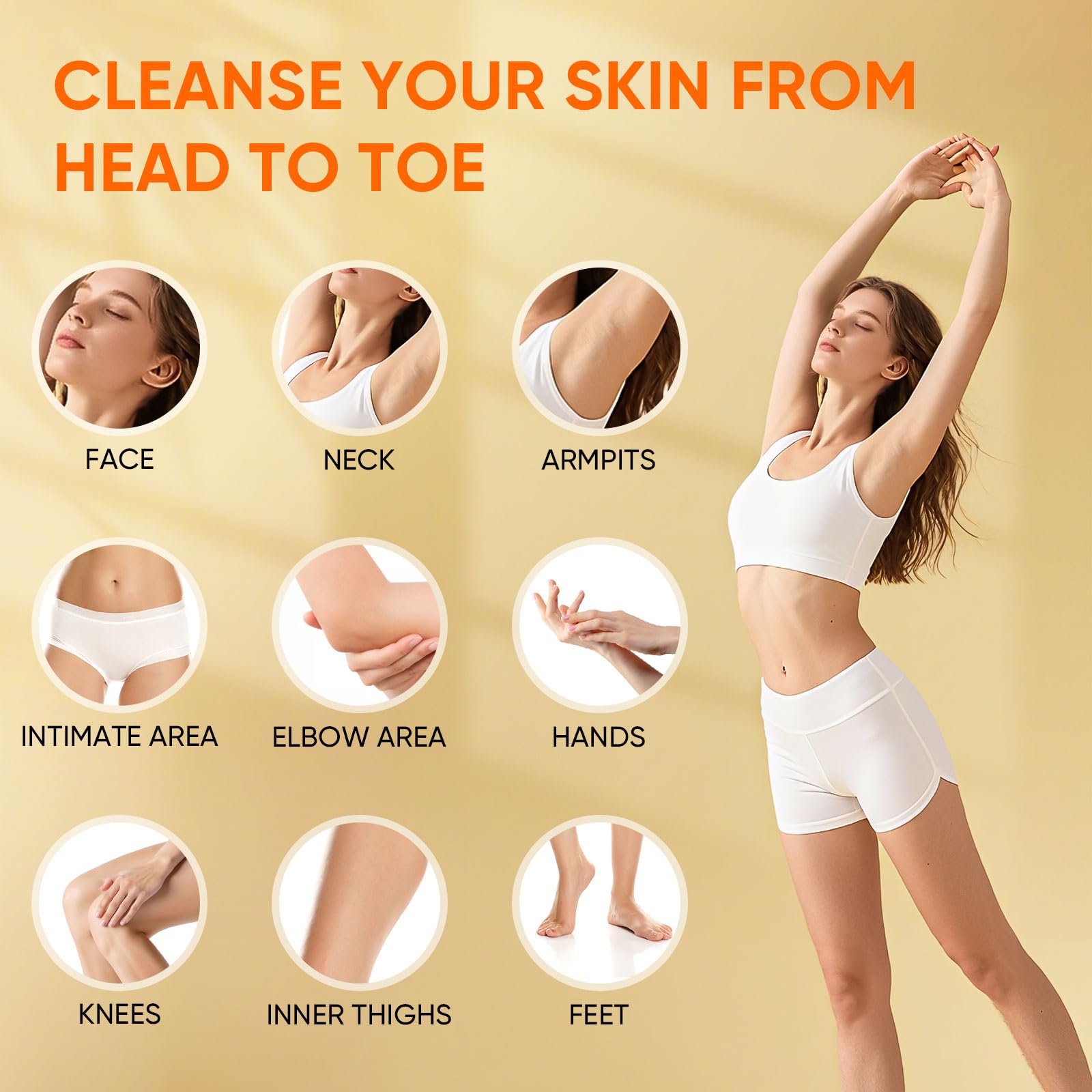 femani lather foam in hand demonstrating rich bubbles and effective cleansing performance