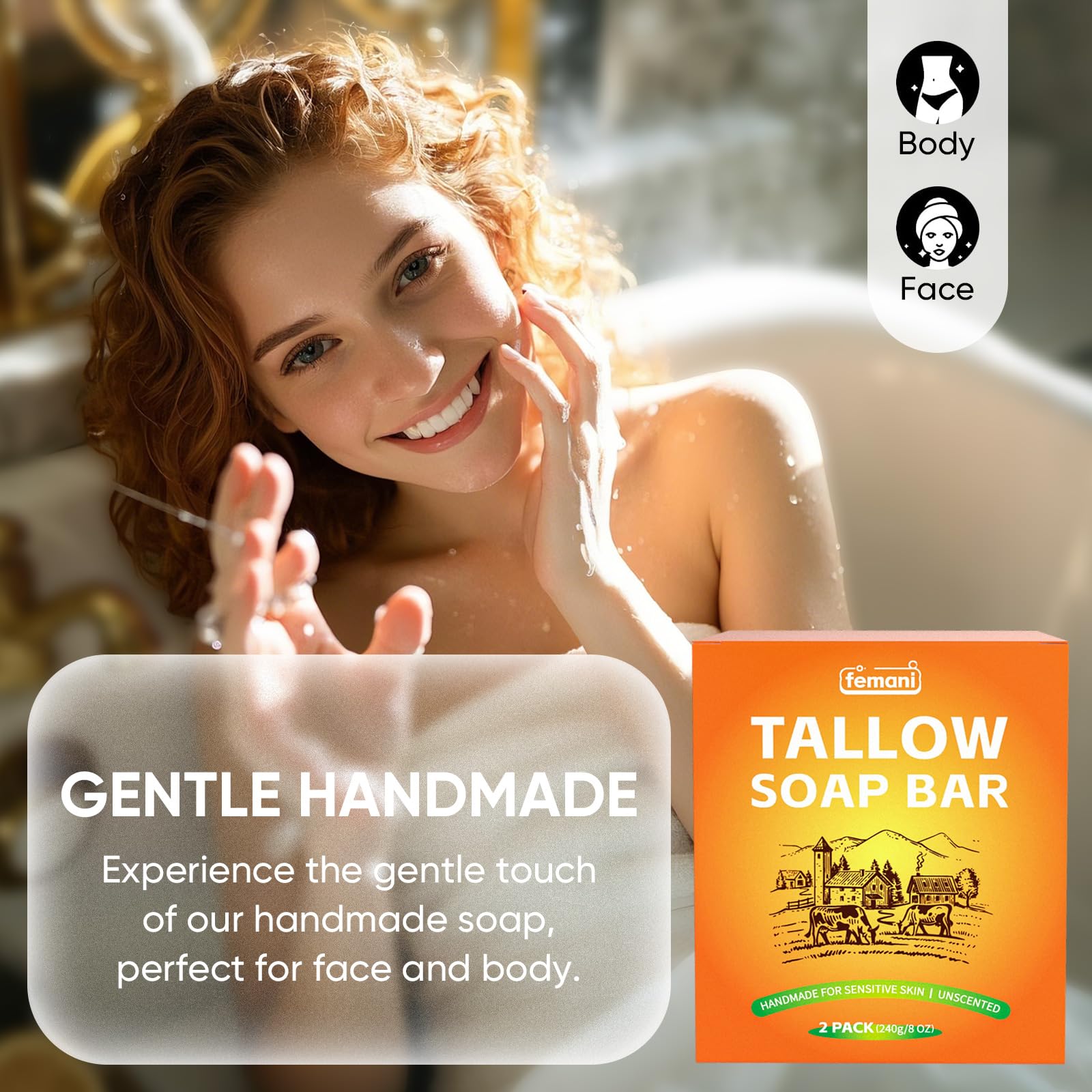 femani soap on draining dish in shower preserving bar longevity