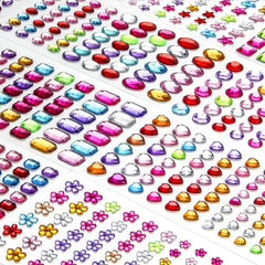 FEMBW front packaging showing 14 sheets and colorful gems for easy selection