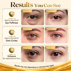 FENGOO patch applied under eye demonstrating cooling and instant refresh