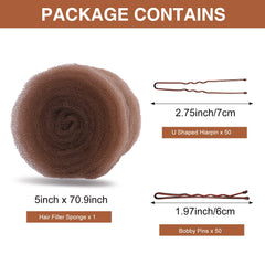 FEUNLEM arrangement of 100 rust-proof clips and bobby pins for hold