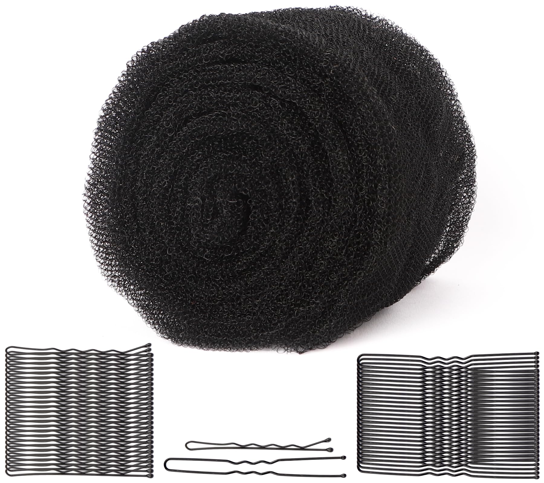 FEUNLEM front view of sponge creating a voluminous bun benefit of instant lift