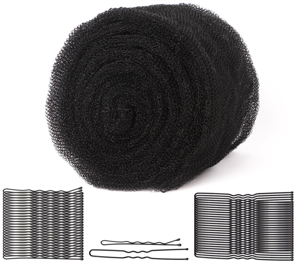 FEUNLEM front view of sponge creating a voluminous bun benefit of instant lift
