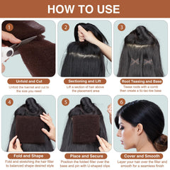 FEUNLEM sponge hidden under braid illustrating invisible support benefit