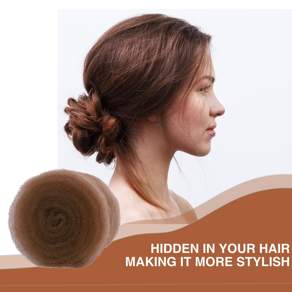 FEUNLEM in-use creating a bun for instant salon-style volume