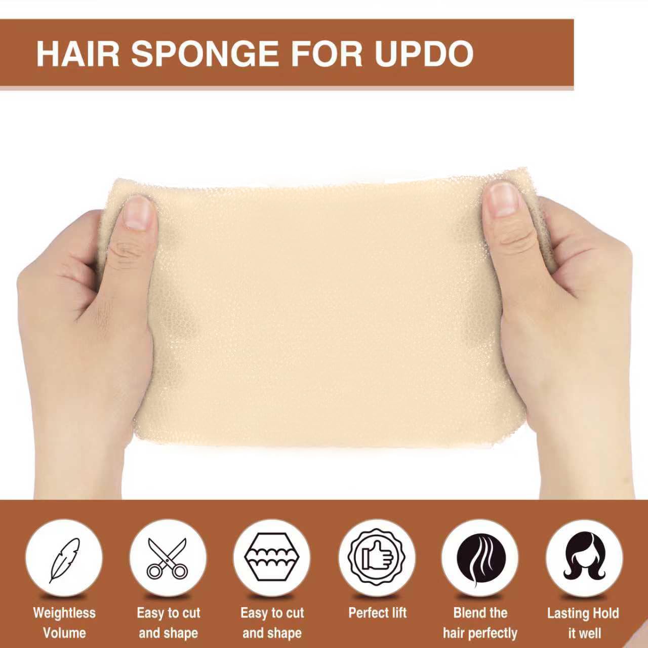 FEUNLEM texture close-up of soft fibers, comfortable breathable padding