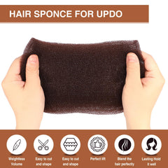 FEUNLEM unrolled sponge extended to full 70 inch length demonstrating customizable volume support