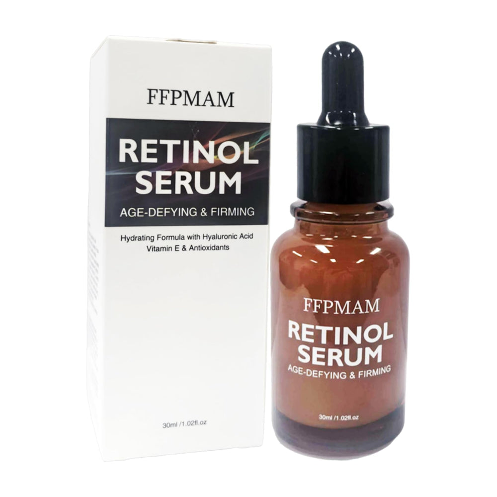 FFPMAM serum on bathroom counter in evening routine for skin renewal