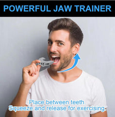 FGVOPJM jawline exerciser inside gym bag illustrating on-the-go convenience and storage