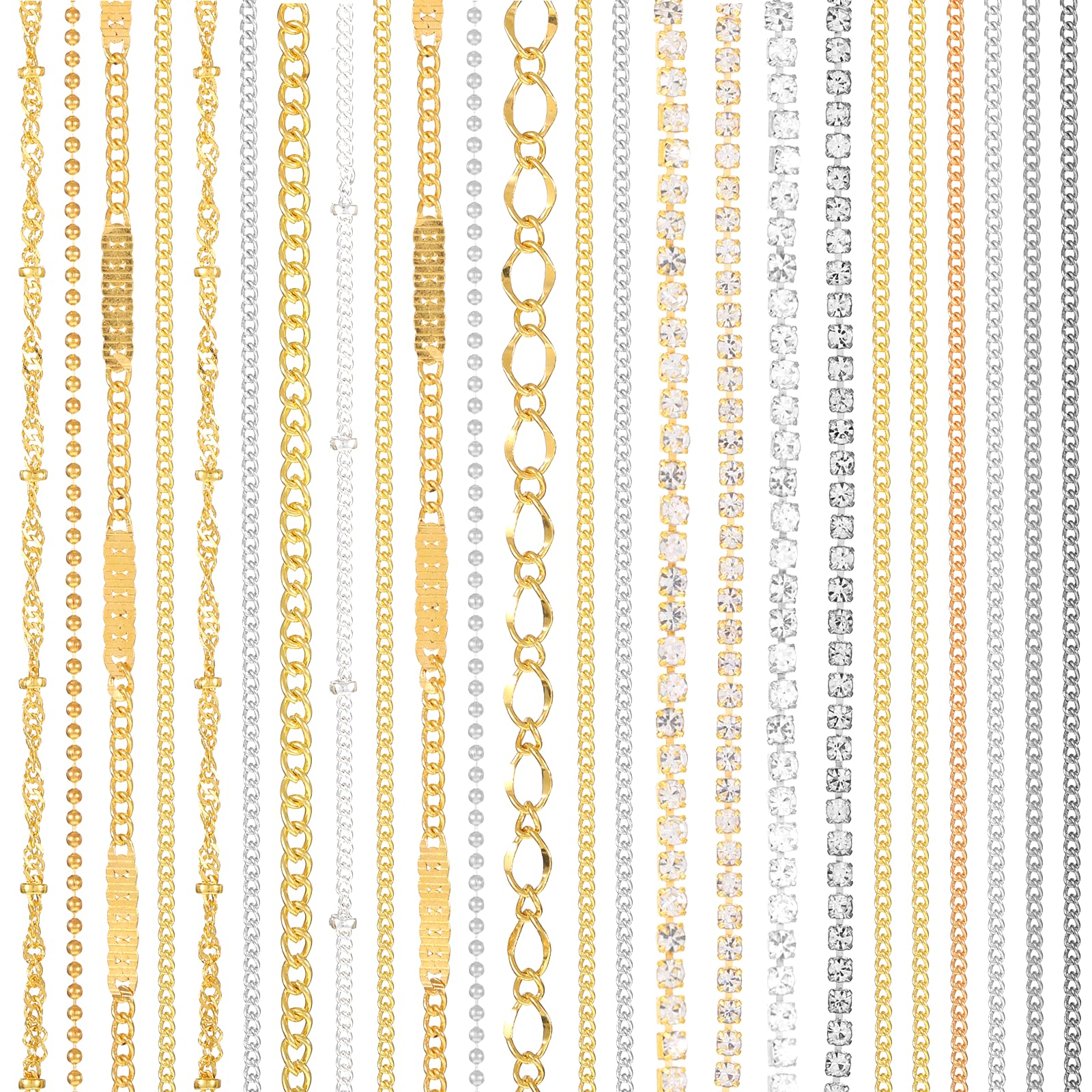 Fibraze front packaging displaying 24-piece nail charm set, clear identification and variety