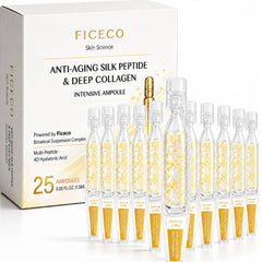 Ficeco front packaging showing 25 ampoules and brand clarity