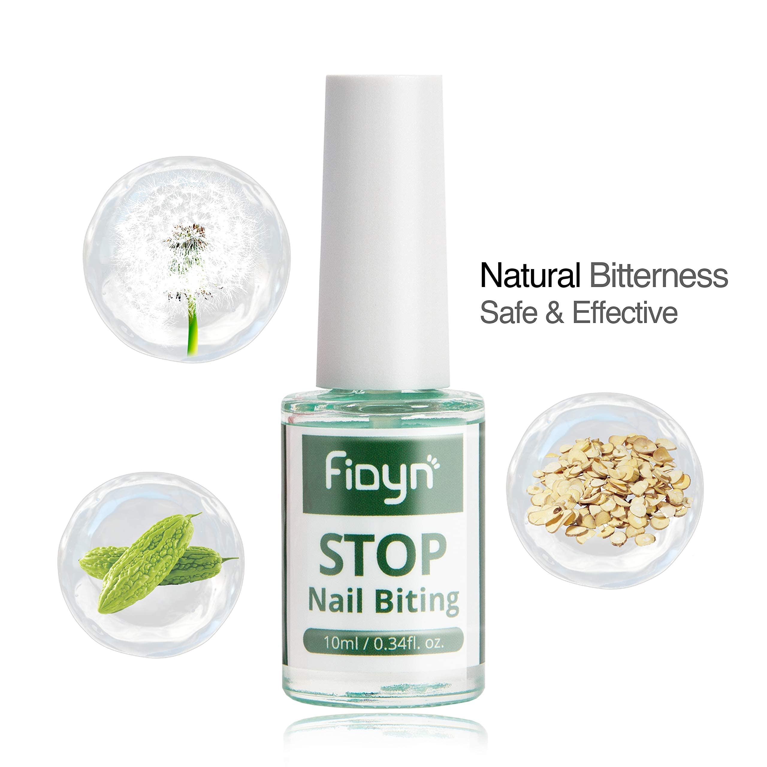 Fidyn open bottle with brush applicator demonstrating easy use