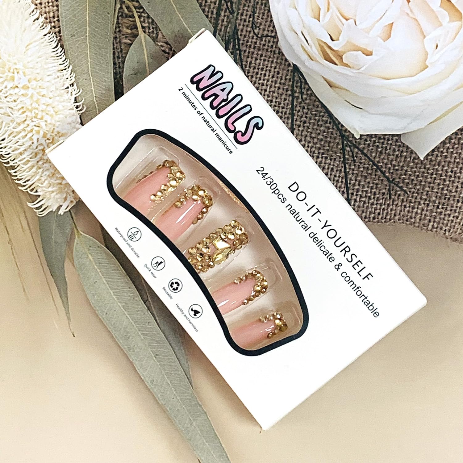 FIEONCIY accessories included with file stick and adhesive tabs for prep