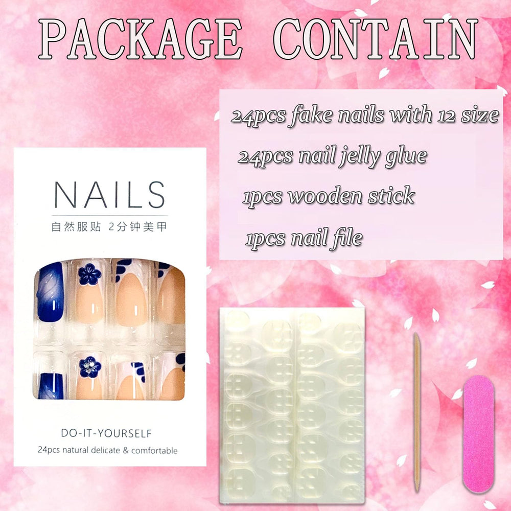 FIEONCIY included mini file, wooden stick and adhesive tabs for easy application