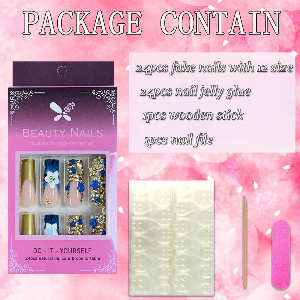 FIEONCIY included mini file and wooden stick with adhesive tabs, aids easy prep
