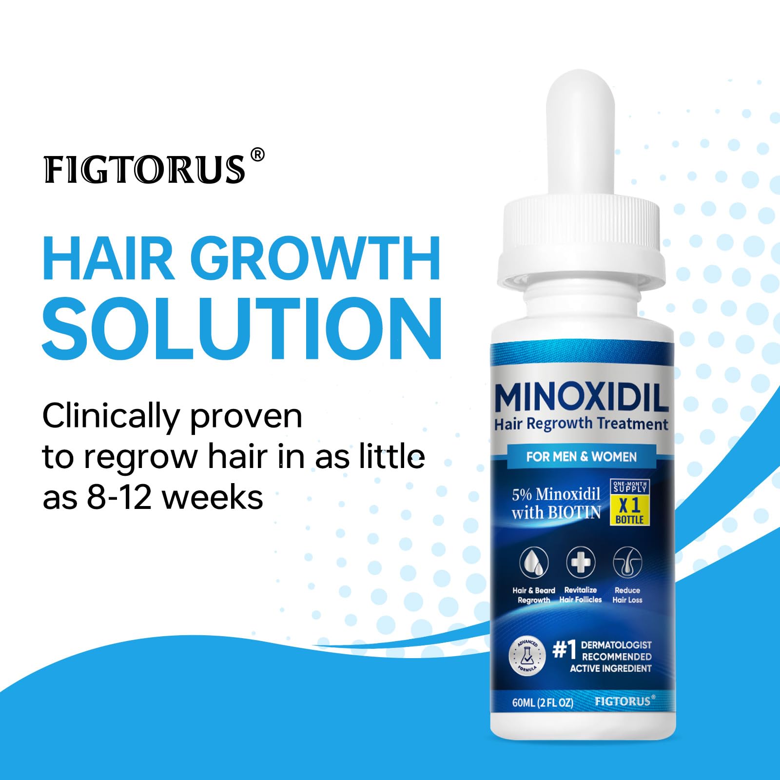 FIGTORUS dropper applicator delivering precise scalp doses