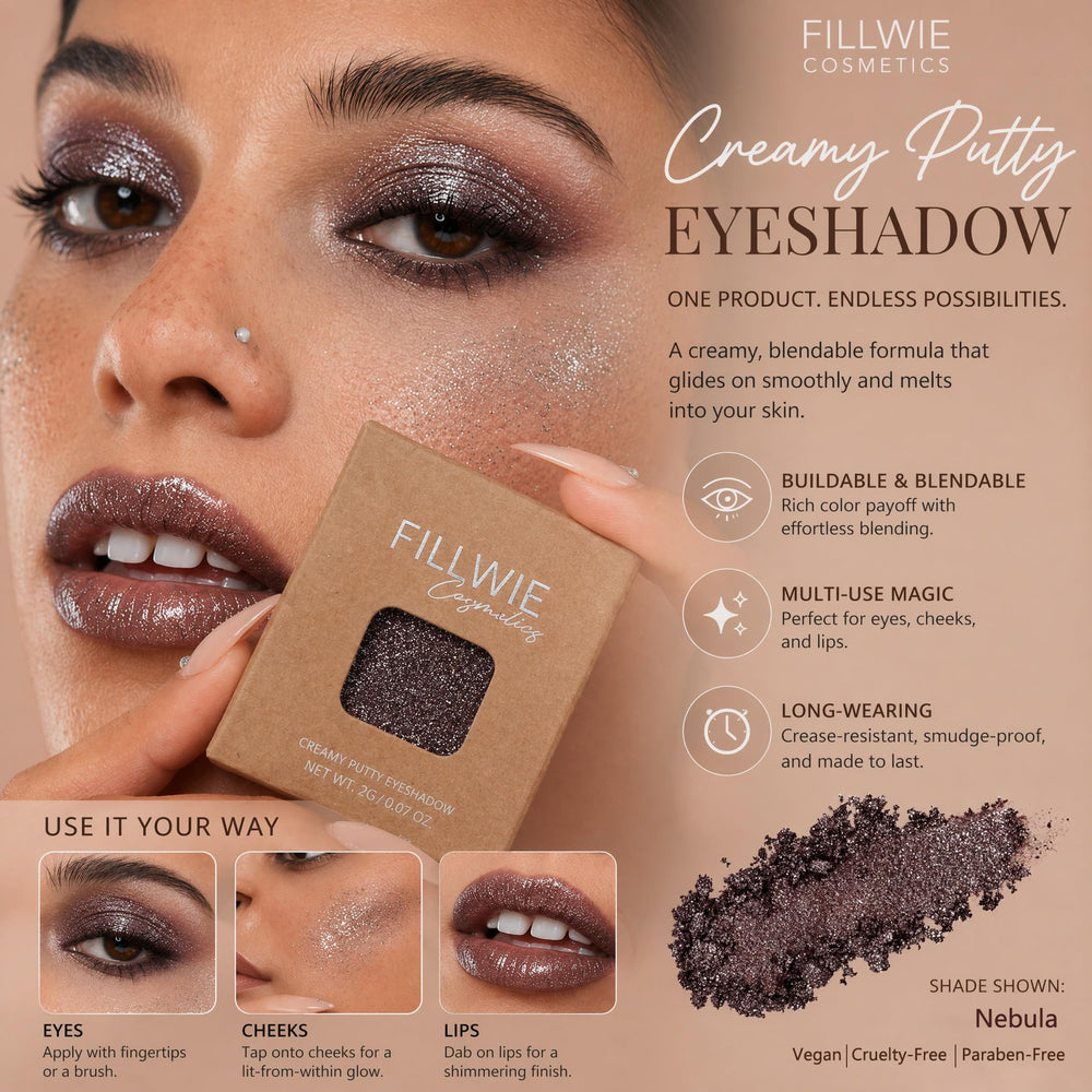 Size comparison of Fillwie refill pan next to coin showing compact travel-friendly benefit