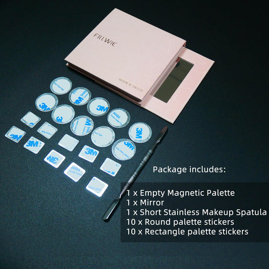 Fillwie open palette with mirror attached for easy touch-ups