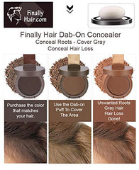 Finally Hair in use creating a sharp hairline for natural definition