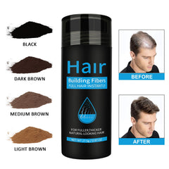find back before and after split view showing increased hair density and natural blend