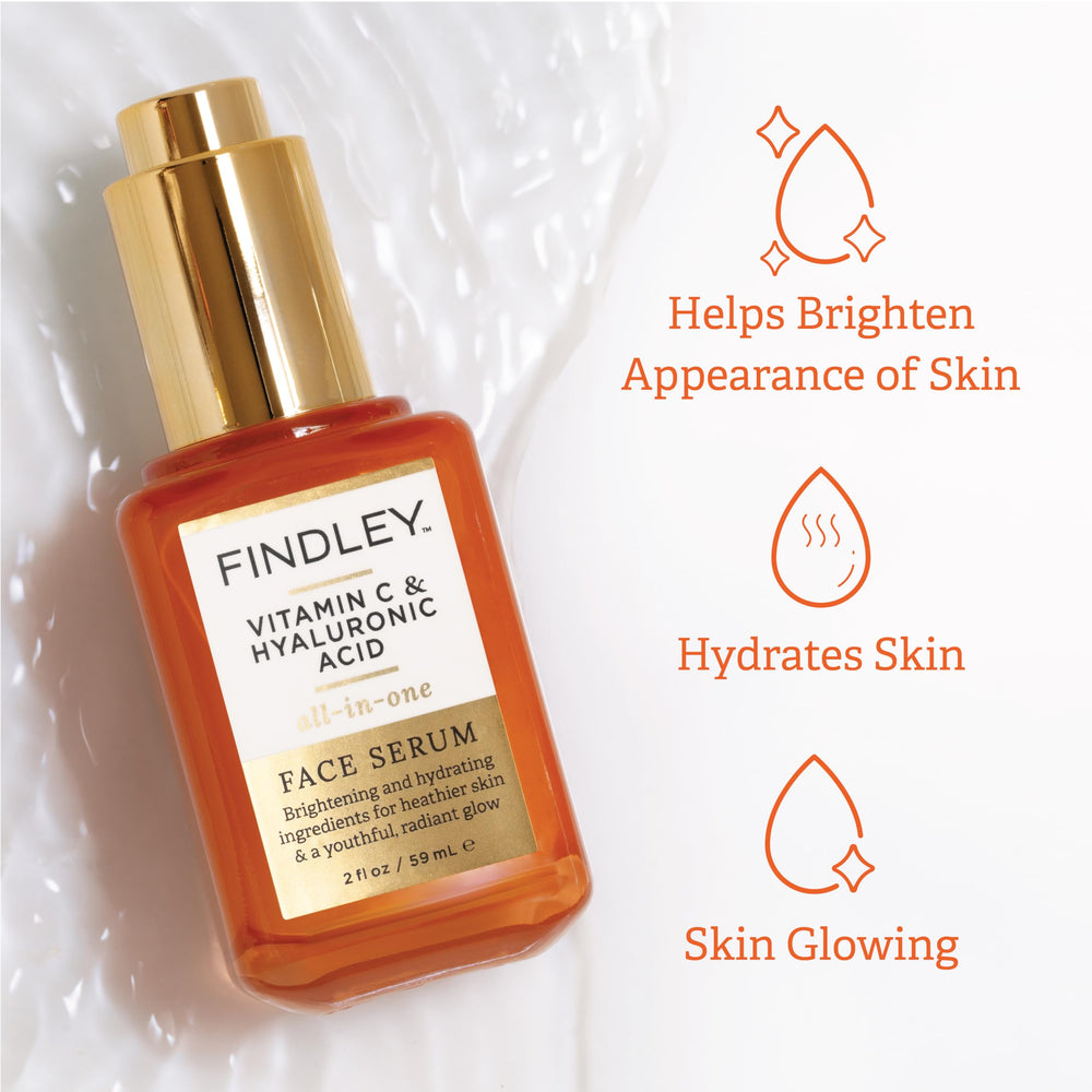 Findley serum texture closeup demonstrating lightweight hydration and absorbency