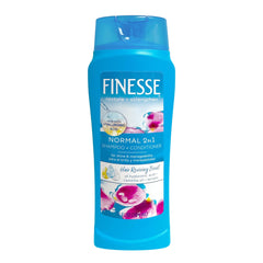 FINESSE front label on 13-ounce bottle showing product and benefits