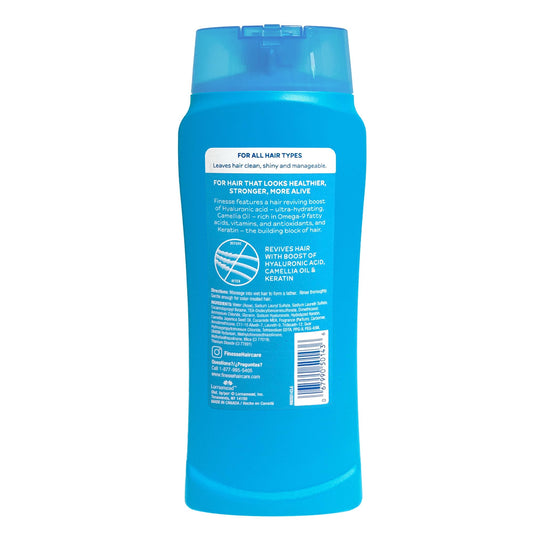FINESSE pump and cap close-up highlighting easy-dispense texture