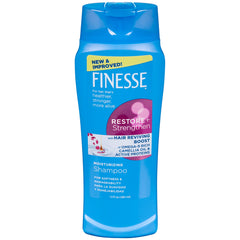 FINESSE front bottle shot showing label and moisturizing benefits