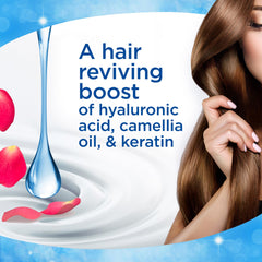 FINESSE shampoo texture lathering in hand for gentle cleansing and smoothness
