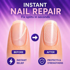 Finga-Nails close-up of sheet texture highlighting thin transparent strength