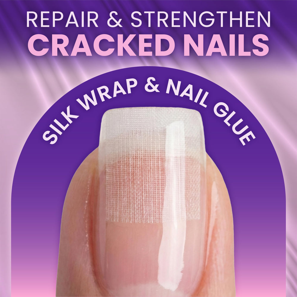 Finga-Nails silk wrap close-up texture for discreet support