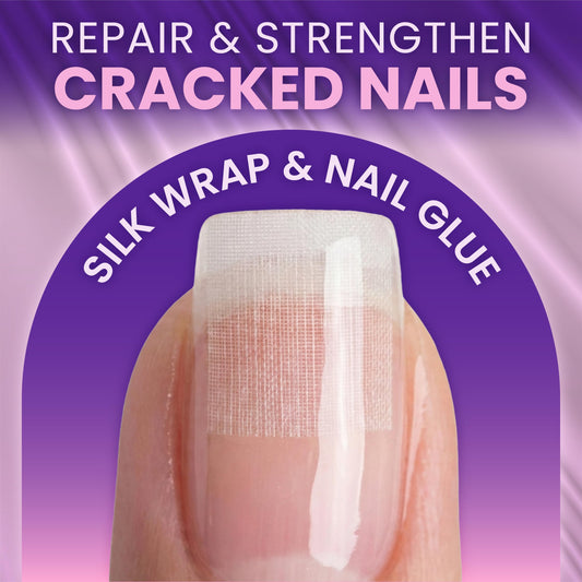 Finga-Nails silk wrap close-up texture for discreet support