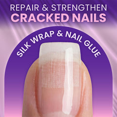 Finga-Nails silk wrap close-up texture for discreet support