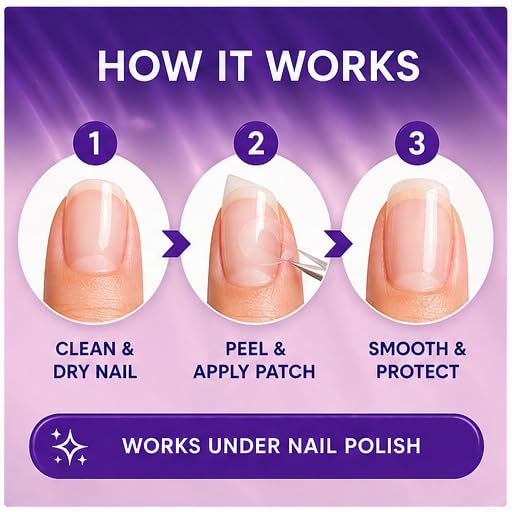 Finga-Nails array of pre-shaped tabs displaying size options and fit