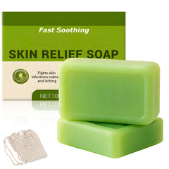 Finturo front packaging shows two antifungal soap bars for convenient daily care
