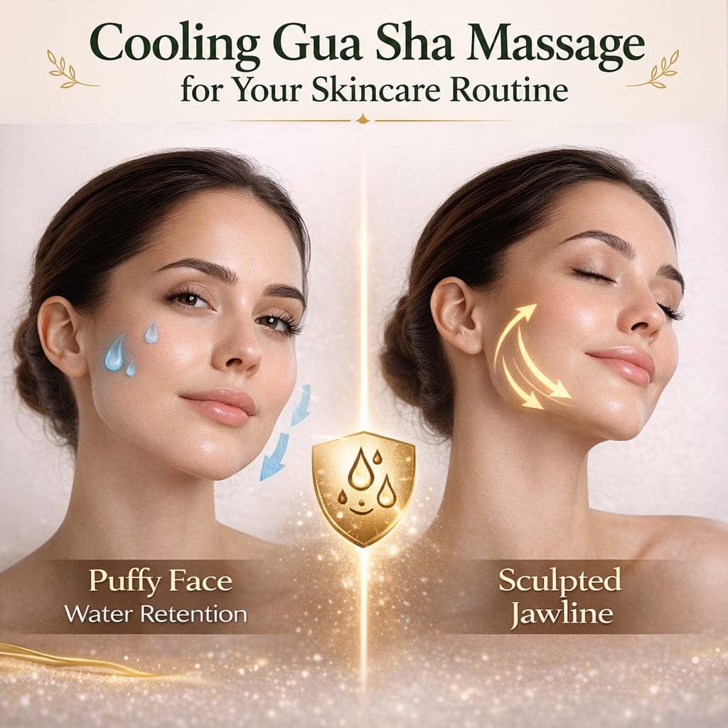 Fiora Naturals gua sha held in hand for scale showing ergonomic control benefit